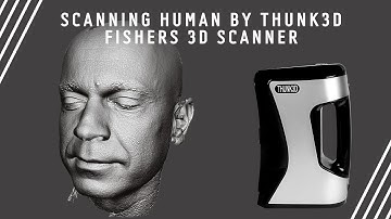 How to scanning people use our Thunk3D Fisher handheld 3D scanner ?