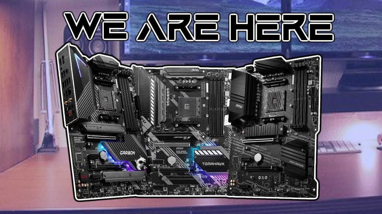 B550 Motherboards are official - YouTube