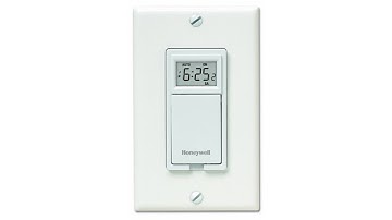 Honeywell 7-Day Programmable Light Switch Timer - White (RPLS730B1000)