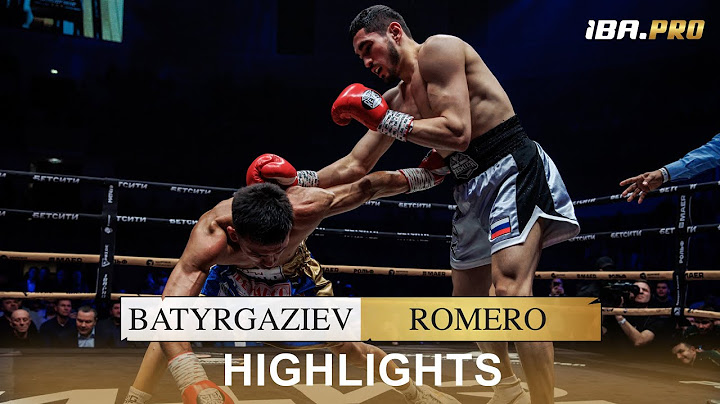 KNOCKDOWNS! Albert Batyrgaziev vs Neri Romero: HIGHLIGHTS!
