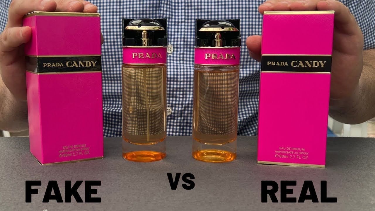Fake vs Real Prada Candy EDP Perfume 80 ml - YouTube