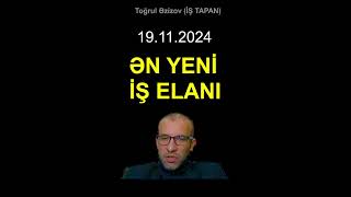 ƏN YENİ İŞ ELANI 19.11.2024 | Hansı işi axtarırsınız? #xəbərlər
