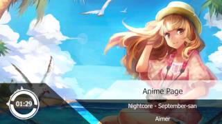 セプテンバーさん（Nightcore）