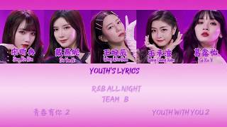 Video thumbnail of "青春有你2 R&B All Night Team B | 宋昕冉 戴燕妮 (Flora Dai) 王婉辰 (Ranee Wang) 王承渲 (Sharon Wang) 葛鑫怡 (Gia Ge)"