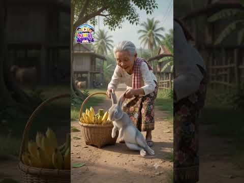 ទន្សាយចង់ស៊ីចេក|The Hungry Rabbit and the Banana|