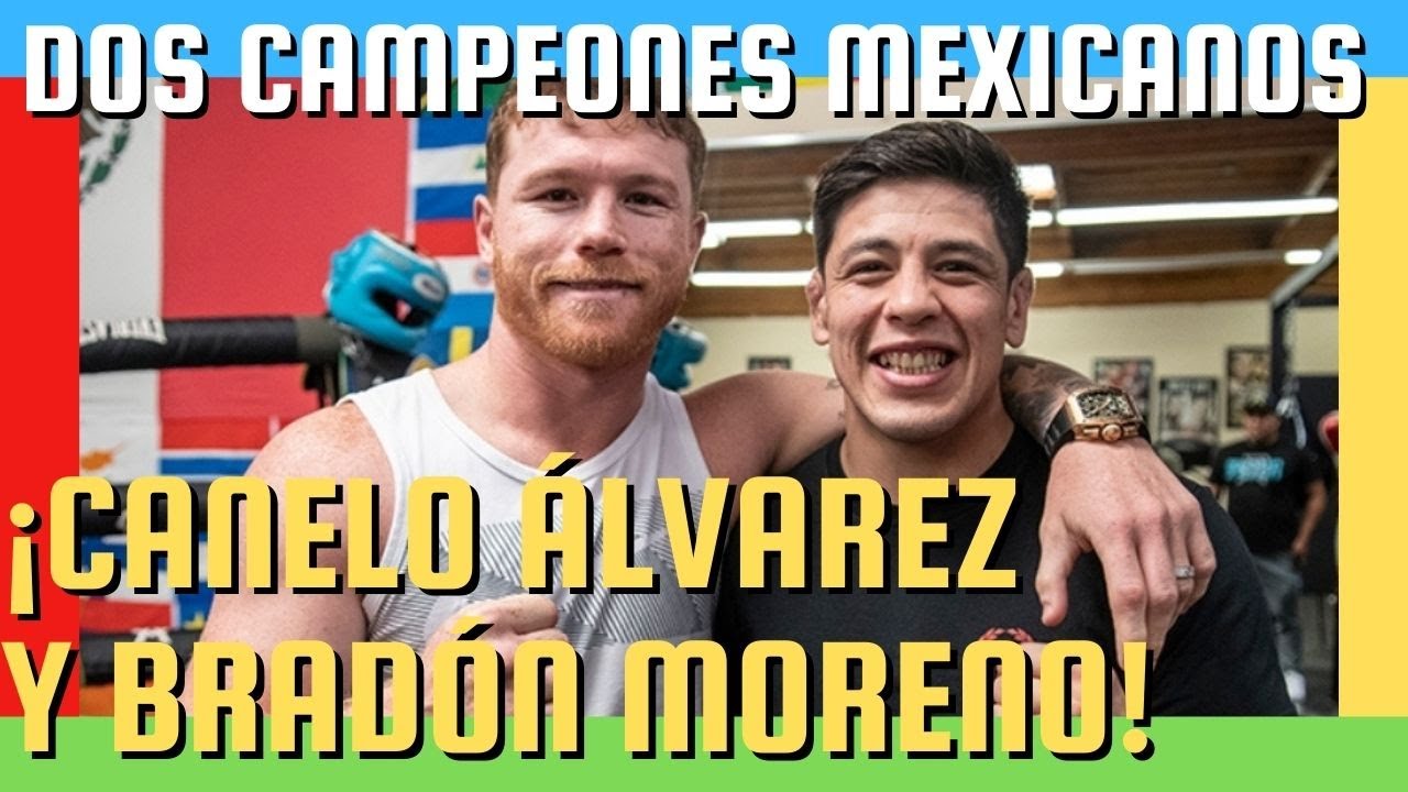 ¡CANELO ÁLVAREZ enseña al CAMPEÓN de la UFC BRANDON MORENO! #canelobrandonmoreno