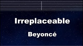 Practice Karaoke♬ Irreplaceable - Beyoncé 【With Guide Melody】 Instrumental, Lyric, BGM