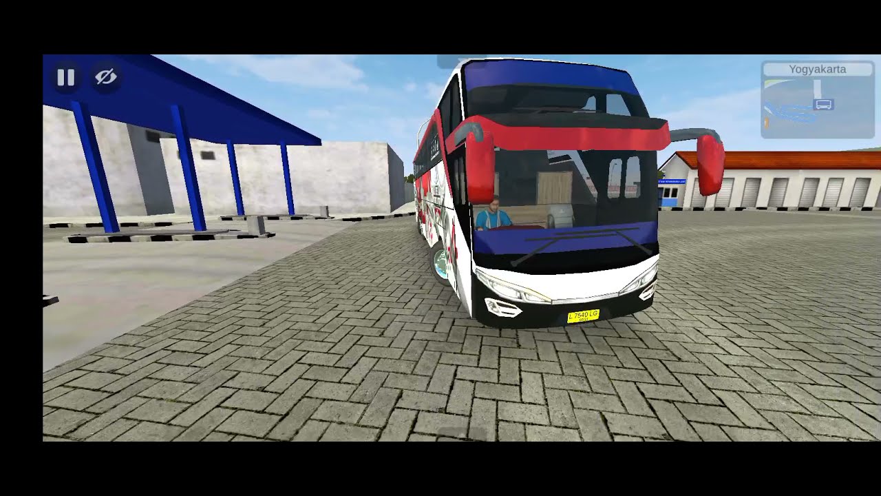 bus drifting and fast routing bus game 🎮 Indonesia bus video sundha digital studio magariwara