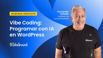 Vibe Coding: Cómo programar con IA en WordPress | Webinar
