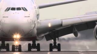 Storm ( Airbus A380 Crosswind Landing )