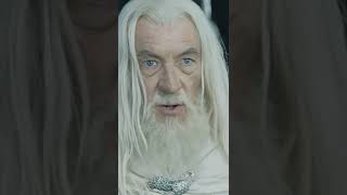 La diferencia de Poder entre Gandalf el gris y el blanco en las películas #shorts