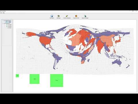 QGIS 19 Kartenanamorphote Cartograms generieren mit ScapeToad