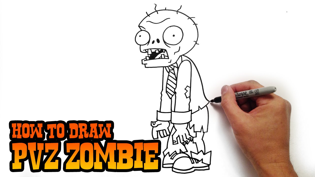 easy zombie drawings for kids