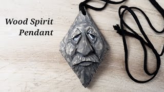 Whittling a Wood Spirit Pendant