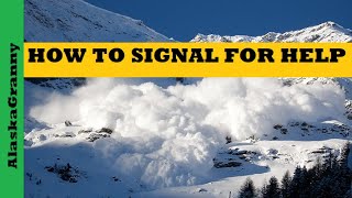 How To Signal For Help...Prepping SHTF...Trapped Attacked Lost