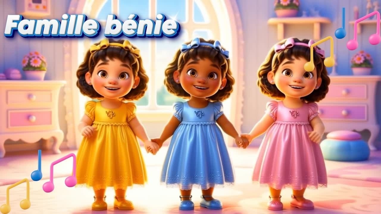 Les Trois Sœurs Unies 💕| Nadia, Nadine et Nadège – Chanson animée ...
