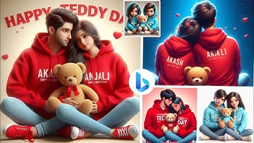 How to Create 3D Ai Happy Teddy DayImage Creator | Teddy Day Photo Editing |Bing Image Creator