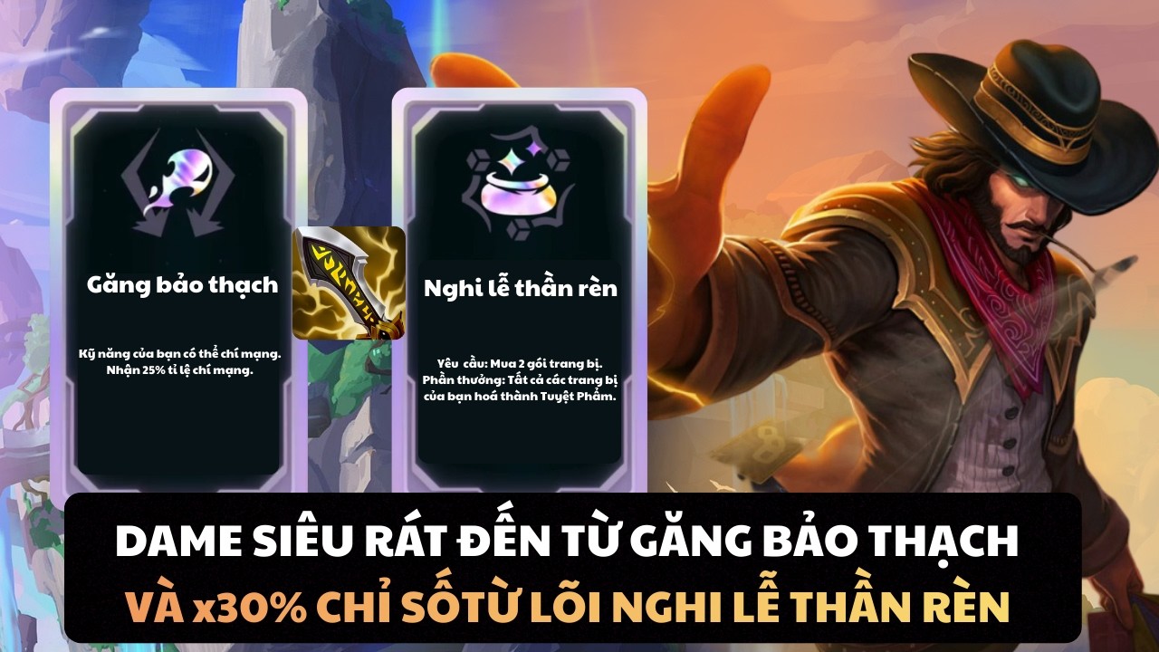 VÕ ĐÀI: x30% CHỈ SỐ TỪ TRANG BỊ LIỆU CÓ NGON HAY KHÔNG???