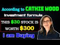 $30 to $300 According To Cathie Wood Formula This Stock Is Worth $ 300