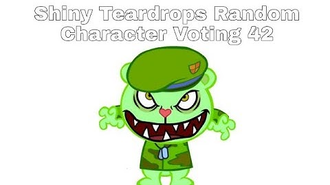 Shiny Teardrops Random Character Voting 42