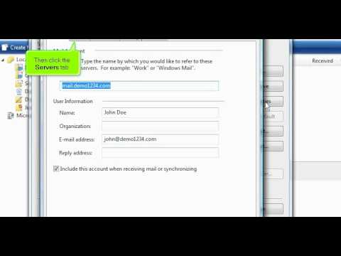 micfo | how to setup an email account in Windows Vista Mail