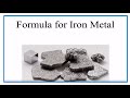 Chemical Properties of Iron and Oxygen