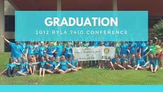 RYLA 7410 2012 Graduation Cheer