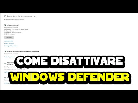 Come disattivare Windows