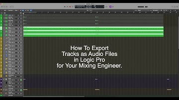 How to Export Multitracks in Logic Pro