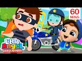 Polisi Yang Berani Menangkap Penjahat! 🚓 Kartun Anak | Little Angel Bahasa Indonesia