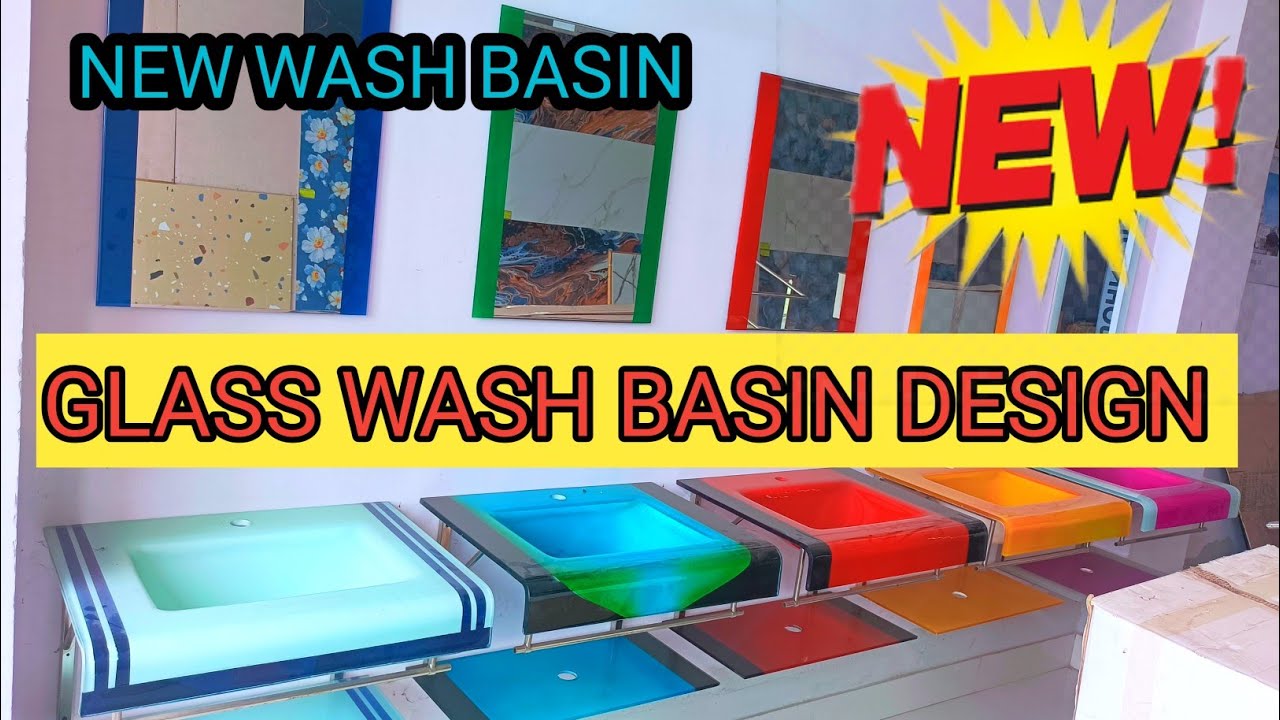 GLASS WASH BASIN DESIGN FOR HOME//MORDEN WASH BASIN DESIGN 