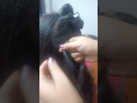 party hairstyle 🫰#ytshorts #ytstudio #cutcreasemakeupstudio #sbs