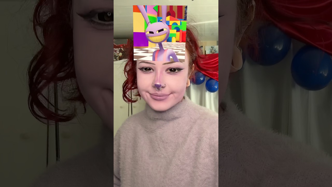 jaxxxx #cosplay #jaxcosplay #makeup #theamazingdigitalcircus #cartoon