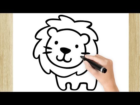 Vídeo: Como Aprender A Desenhar Um Leão