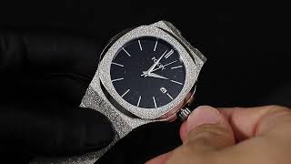 499 series silver quartz watch