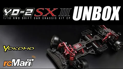 Yokomo YD-2SXIII 1/10 RWD Drift Car Red Limited Chassis Kit EP DP-YD2SX3R Unbox!