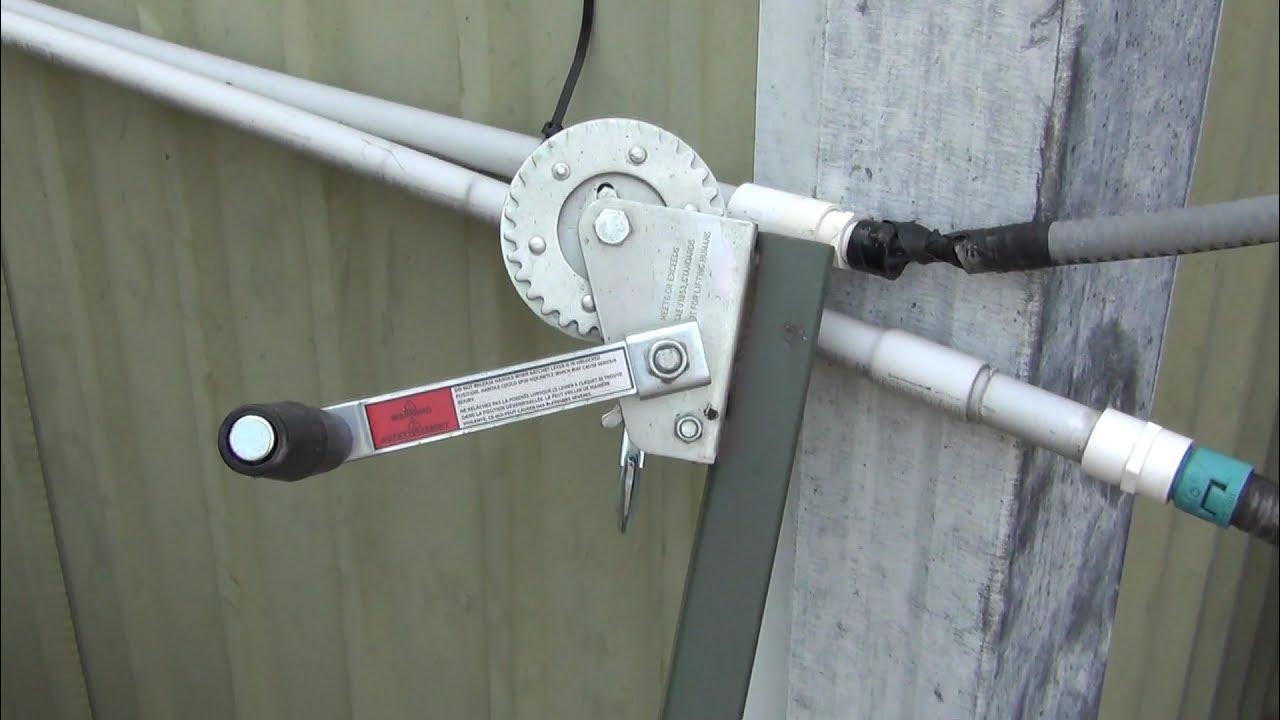 Home made wildgame hoist for ATV YouTube