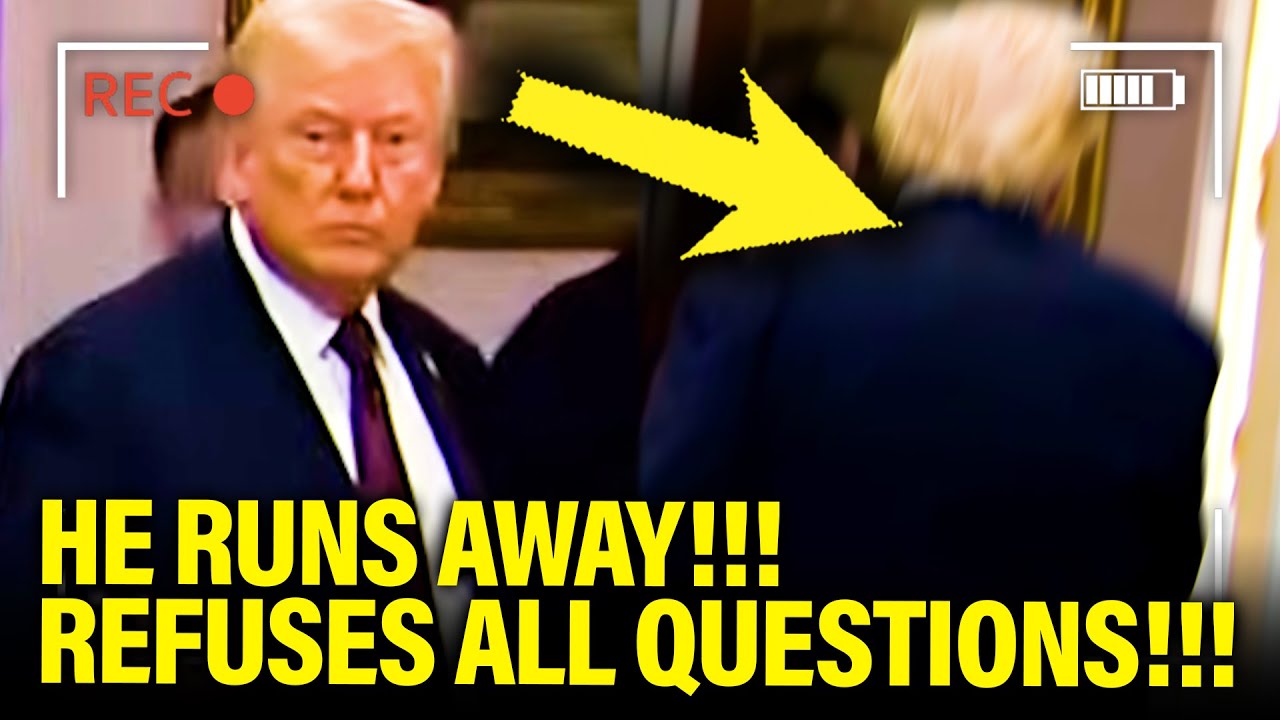 Trump RUNS OUT of PRESSER as he FEARS EPSTEIN FILES