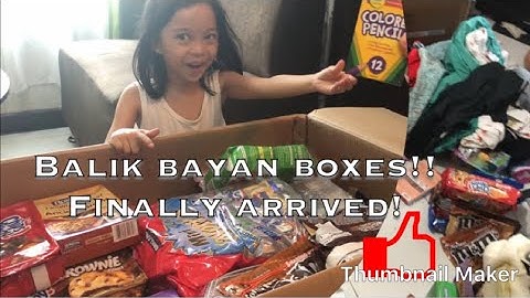 Unboxing- 2 Epic Balikbayan boxes from US /Part 1 (mystery unboxing)