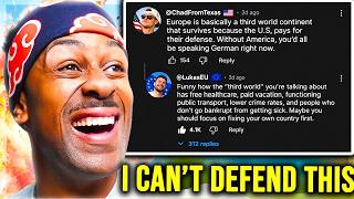 When Dumb Americans GET WRECKED By Europeans!