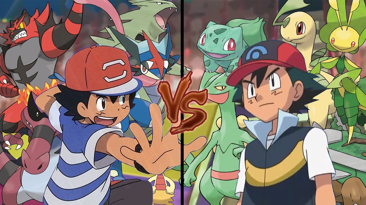 Pokemon Theme Battle Ash Vs Ash Dark Type Vs Grass Type YouTube Pokemon Theme Battle Ash Vs Ash Dark Type Vs Grass Type YouTube