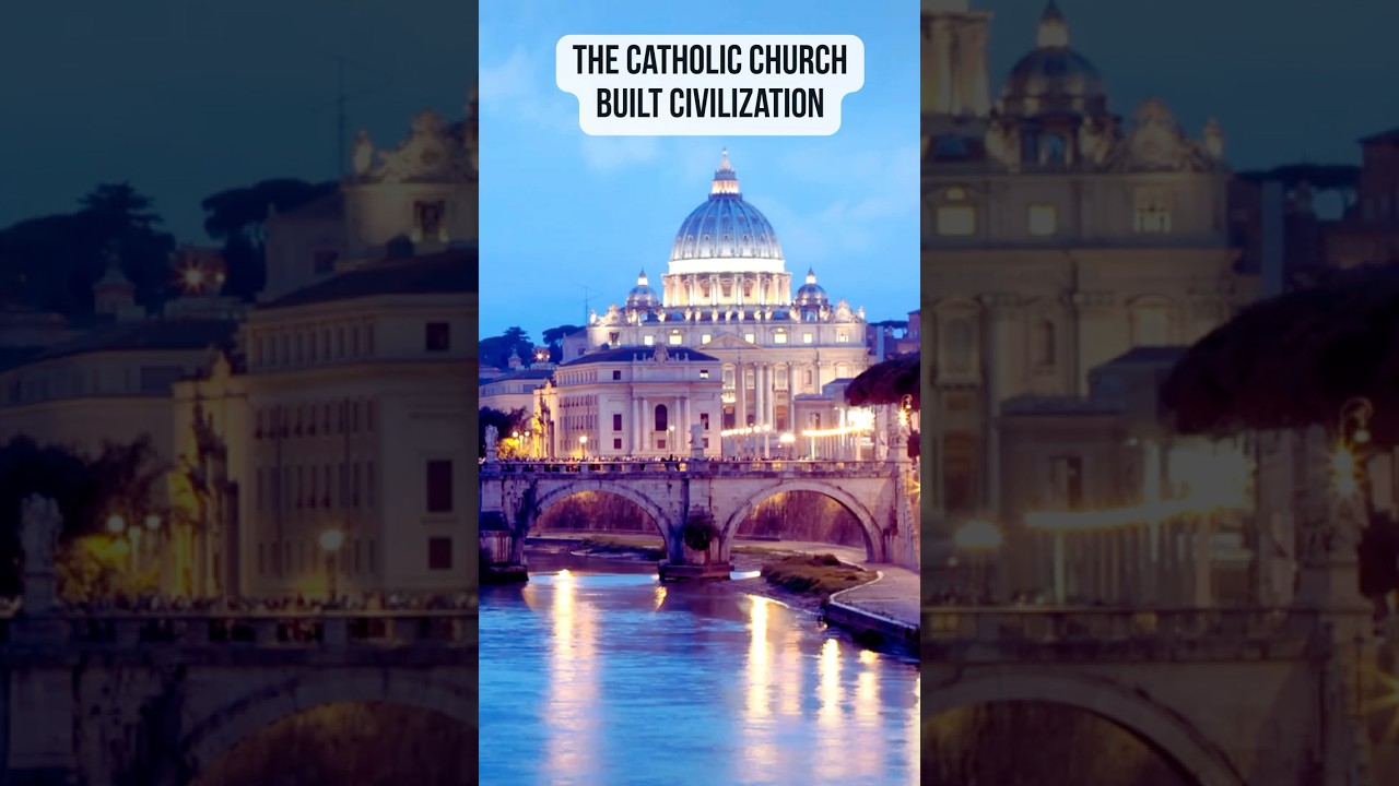 The Catholic Church Built Civilization🔥 #WesternCivilization #HiddenHistory #catholic