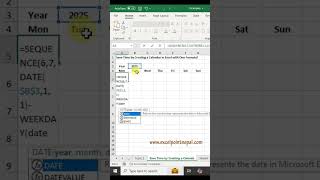Save Time by Creating a Calendar in Excel