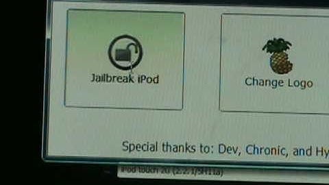 how to jailbreak ipod touch 2g 2.2.1 -the safe way-