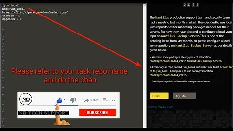 Configure Local Yum repos KodeKloud Engineer Task Success