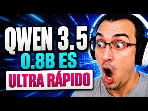 Qwen 3.5 0.8B 🚀 Prueba de este MODELO de IA ultra pequeño y RÁPIDO