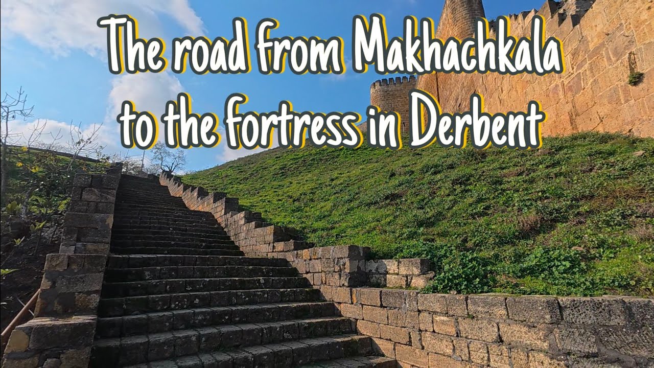 The road from Makhachkala to the fortress in Derbent (November 20, 2024)