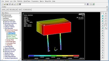 Vibration Harmonic Analysis - Tutorial step by step