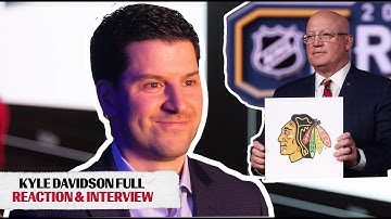 Kyle Davidson FULL INTERVIEW and reaction to #1 Pick | Chicago Blackhawks