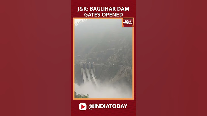 India opens 2 gates of Baglihar Dam ,  Massive Flood Threat In Pakistan | India Today